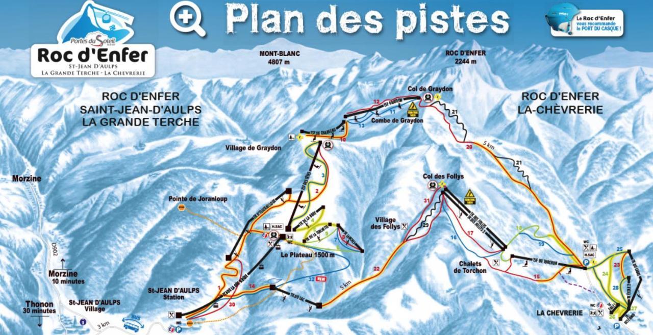 Au Pied Des Pistes B48, Chaleureux Studio 4 Pers, Balcon Plein Sud, Draps Non Compris Saint-Jean-d'Aulps Ngoại thất bức ảnh